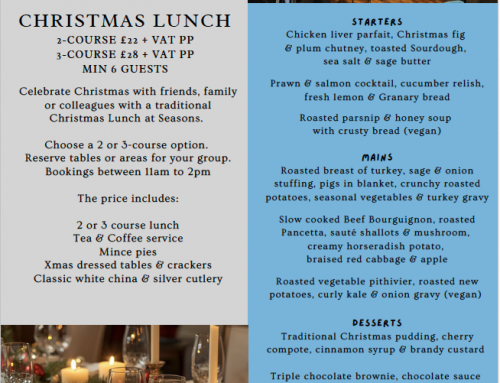 Christmas Lunch at Seasons